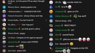 Fans congratulating the streamer (Image via Sykkuno/YouTube)